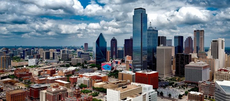 Dallas Texas City Skyline